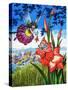 Baby Fairy in a Flower-Jesus Blasco-Stretched Canvas