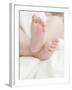 Baby Feet on a White Towel-null-Framed Photographic Print