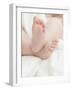 Baby Feet on a White Towel-null-Framed Photographic Print