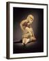 Baby Figure (Ceramic, Cinnabar and Red Ochre)-Olmec-Framed Giclee Print