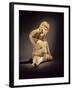 Baby Figure (Ceramic, Cinnabar and Red Ochre)-Olmec-Framed Giclee Print