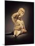 Baby Figure (Ceramic, Cinnabar and Red Ochre)-Olmec-Mounted Giclee Print