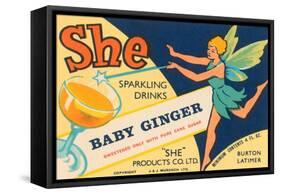 Baby Ginger-J.J. Murdock Ltd-Framed Stretched Canvas