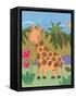 Baby Giraffe-Sophie Harding-Framed Stretched Canvas