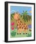 Baby Giraffe-Sophie Harding-Framed Art Print