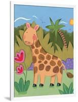 Baby Giraffe-Sophie Harding-Framed Art Print