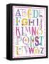 Baby Girl Alpha-Fiona Stokes-Gilbert-Framed Stretched Canvas