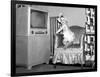 Baby Girl Wants to Watch Television, Ca. 1954-null-Framed Photographic Print