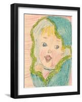 Baby Girl-Norma Kramer-Framed Art Print