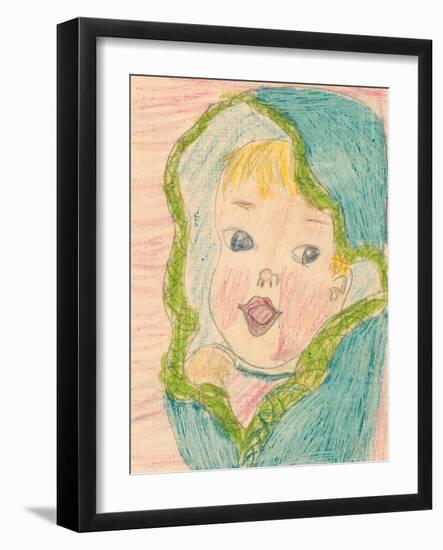 Baby Girl-Norma Kramer-Framed Art Print