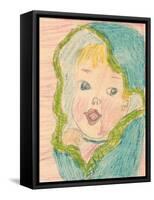 Baby Girl-Norma Kramer-Framed Stretched Canvas