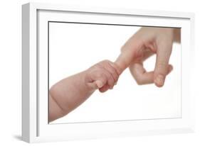 Baby Holding Her Mother's Finger-Ruth Jenkinson-Framed Photographic Print