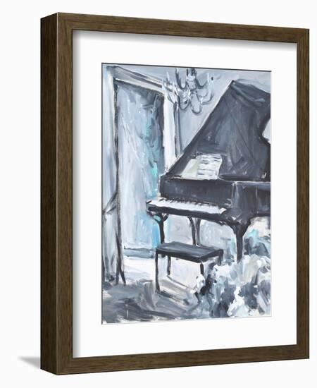 BABY IN BLUE-ALLAYN STEVENS-Framed Art Print