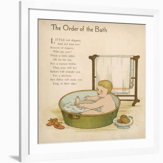 Baby in the Bath-null-Framed Art Print