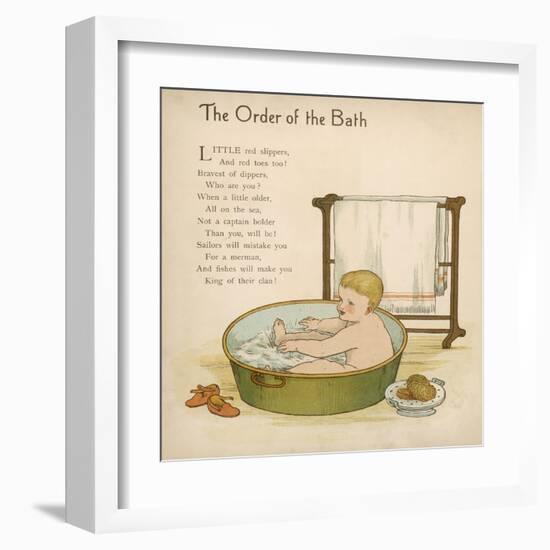 Baby in the Bath-null-Framed Art Print