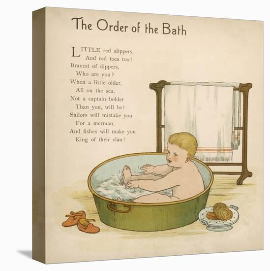 Baby in the Bath-null-Stretched Canvas