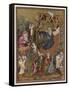 Baby Jesus and His Playthings-null-Framed Stretched Canvas