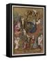 Baby Jesus and His Playthings-null-Framed Stretched Canvas