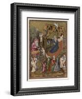 Baby Jesus and His Playthings-null-Framed Art Print