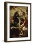 Baby Jesus Blessing Four Saints-Francesco Capella-Framed Art Print