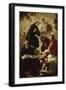 Baby Jesus Blessing Four Saints-Francesco Capella-Framed Art Print