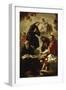 Baby Jesus Blessing Four Saints-Francesco Capella-Framed Art Print