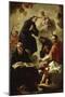 Baby Jesus Blessing Four Saints-Francesco Capella-Mounted Art Print