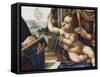 Baby Jesus, Detail from Madonna and Child with Saints-null-Framed Stretched Canvas