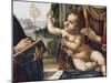 Baby Jesus, Detail from Madonna and Child with Saints-null-Mounted Giclee Print