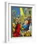 Baby Jesus Receives Gifts-null-Framed Art Print