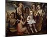 Baby Jesus with Angels Playing Musical Instruments, 17th Century-Juan Correa-Mounted Giclee Print