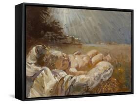 Baby Jesus-Hal Frenck-Framed Stretched Canvas