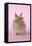 Baby Lion Head Rabbit (6 Wks Old)-null-Framed Stretched Canvas