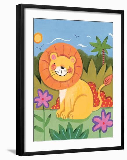 Baby Lion-Sophie Harding-Framed Art Print