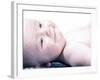 Baby Lying Down-null-Framed Photographic Print