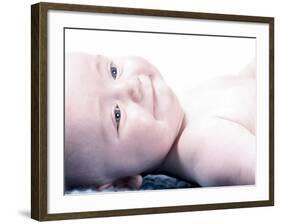 Baby Lying Down-null-Framed Photographic Print