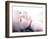 Baby Lying Down-null-Framed Photographic Print