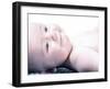 Baby Lying Down-null-Framed Photographic Print