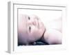 Baby Lying Down-null-Framed Photographic Print