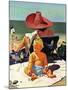 "Baby & Nail Polish", July 22, 1950-Stevan Dohanos-Mounted Giclee Print