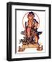 "Baby New Year at Forge,"January 1, 1938-Joseph Christian Leyendecker-Framed Giclee Print