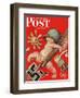 "Baby New Year at War," Saturday Evening Post Cover, January 2, 1943-Joseph Christian Leyendecker-Framed Giclee Print