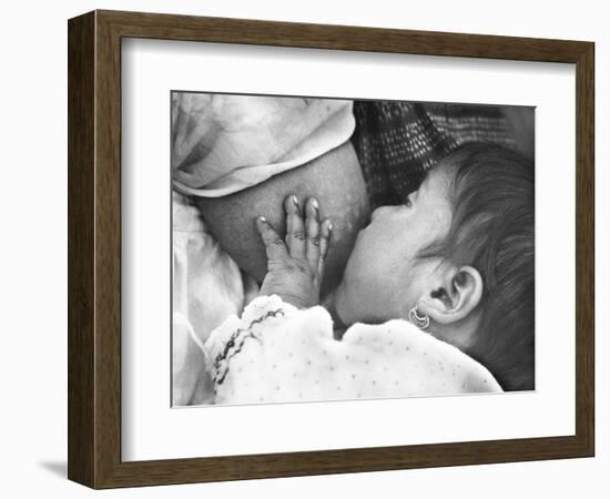 Baby Nursing (Conchita with Her Mother Luz Jimenez), Mexico City, 1926-Tina Modotti-Framed Giclee Print