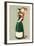 Baby on German Wine Bottle-null-Framed Art Print