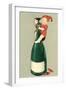 Baby on German Wine Bottle-null-Framed Art Print