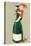 Baby on German Wine Bottle-null-Stretched Canvas