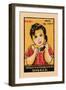 Baby on Phone-null-Framed Art Print