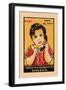 Baby on Phone-null-Framed Art Print