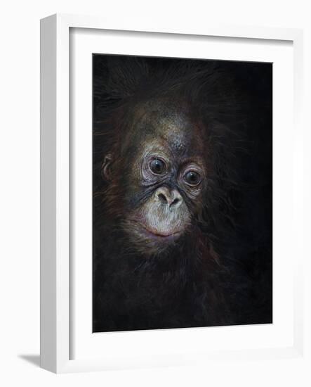 Baby orang-utan 3, 2015-Odile Kidd-Framed Giclee Print