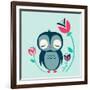 Baby Owl-null-Framed Giclee Print